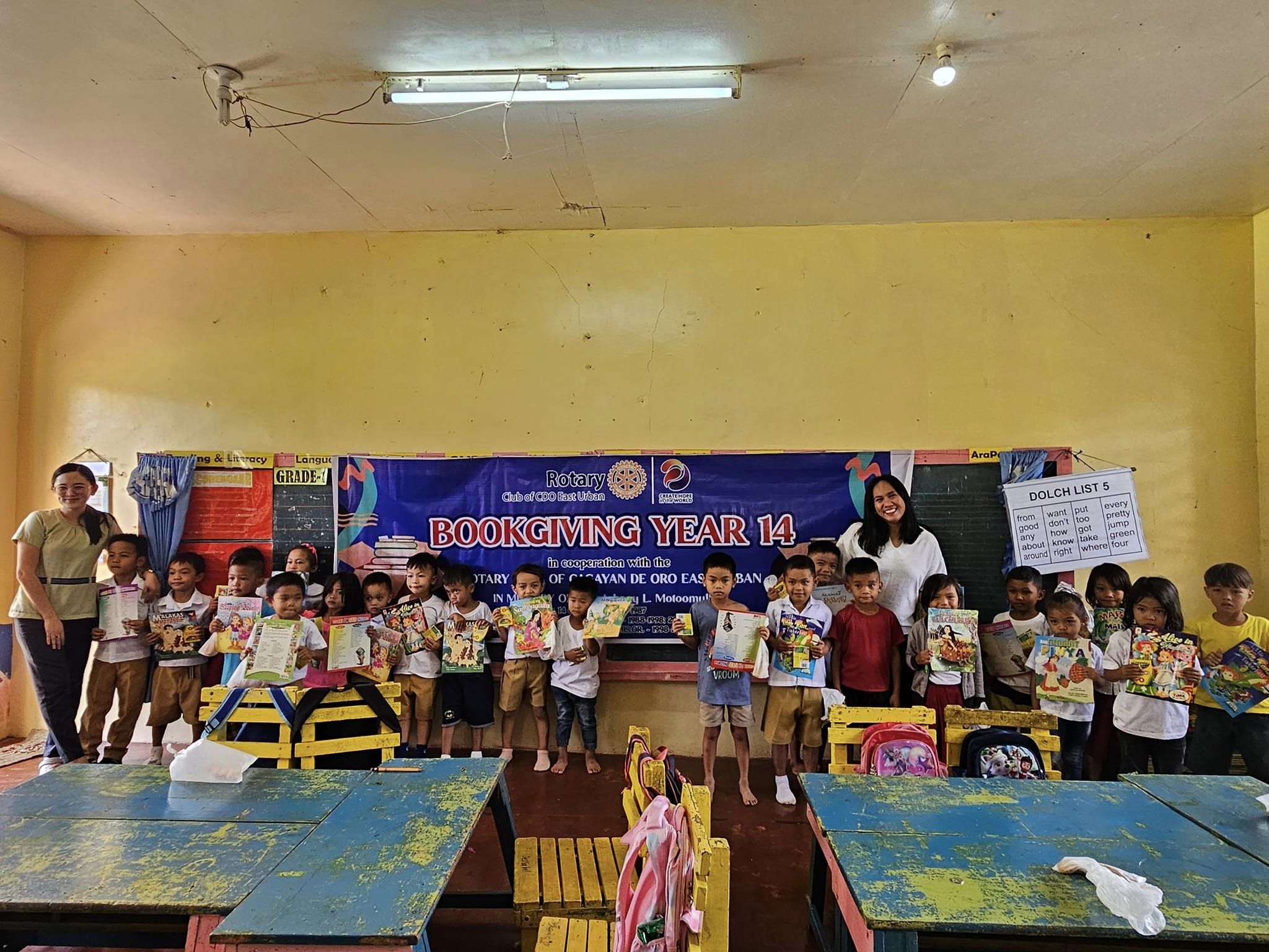 Rotary Club of Cagayan de Oro City East Urban Celebrates 14th Annual Bookgiving in Gingoog City